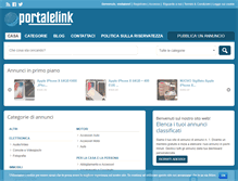 Tablet Screenshot of portalelink.it